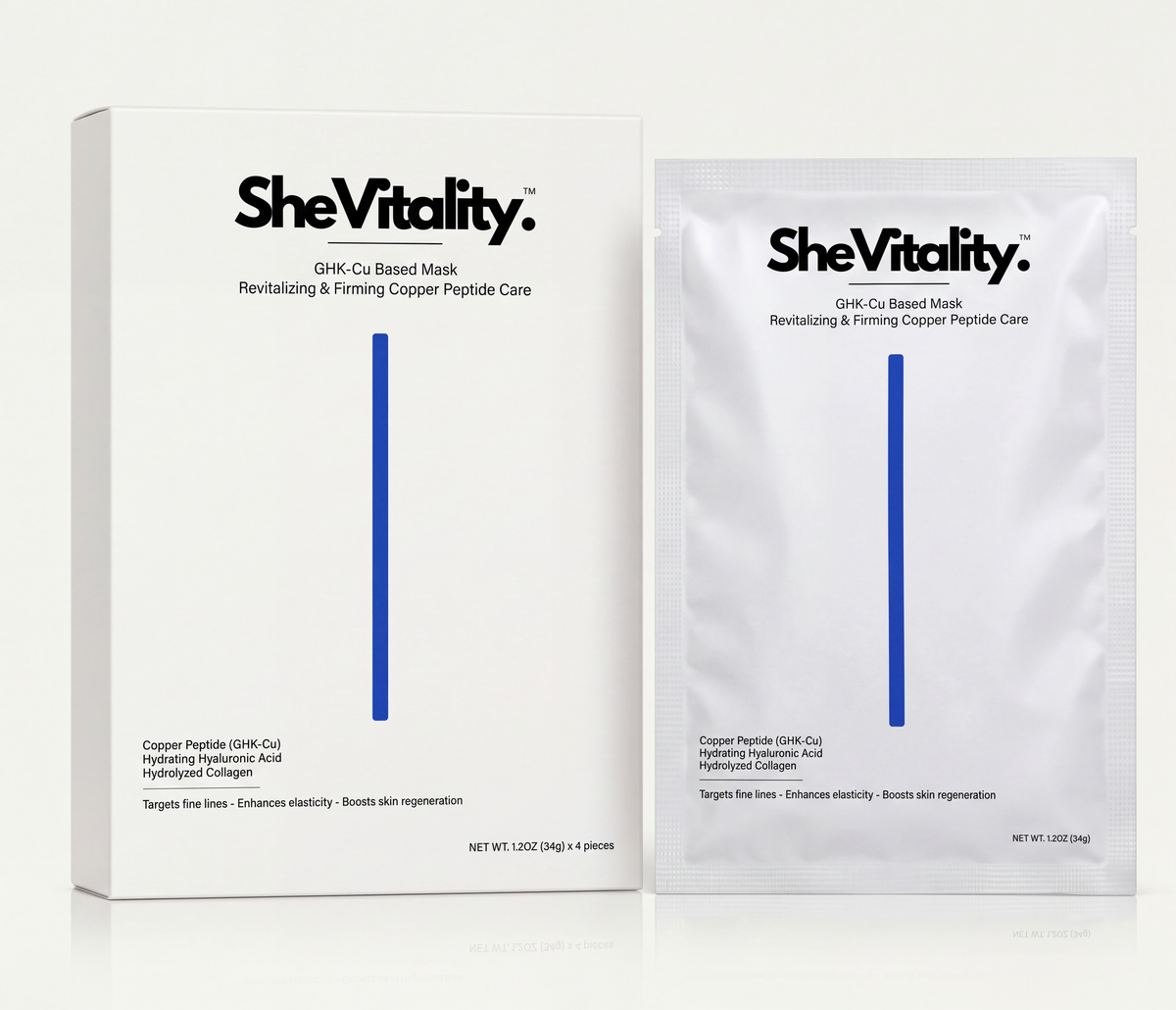 SheVitality ProGlow GHK-Cu Face Mask